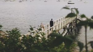 Maine island wedding